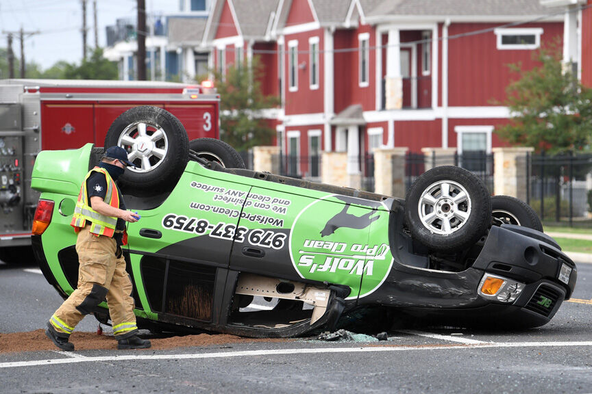 Two-vehicle crash